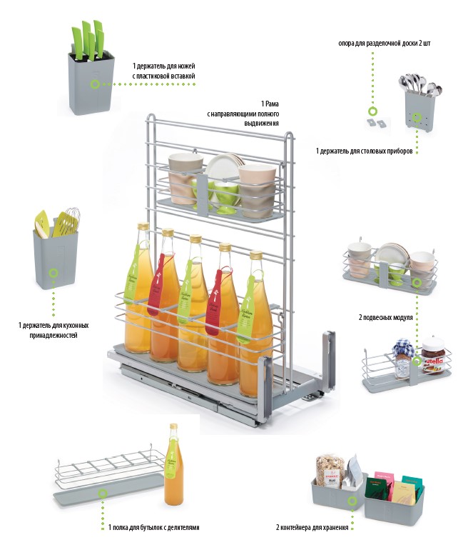 картинка Кукинг Агент 300 мм, H 625, цвет ТИТАН / Серый (0252350102) от магазина Kessebohmer.shop