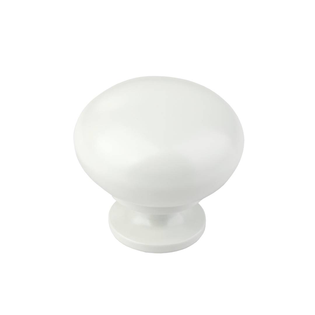 картинка Ручка VITO кнопка металл белый матовый от магазина Kessebohmer.shop