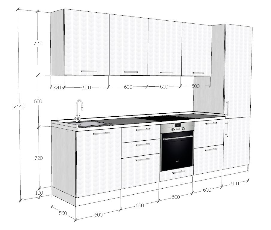 картинка Фасады МДФ в пленке ПВХ от магазина Kessebohmer.shop