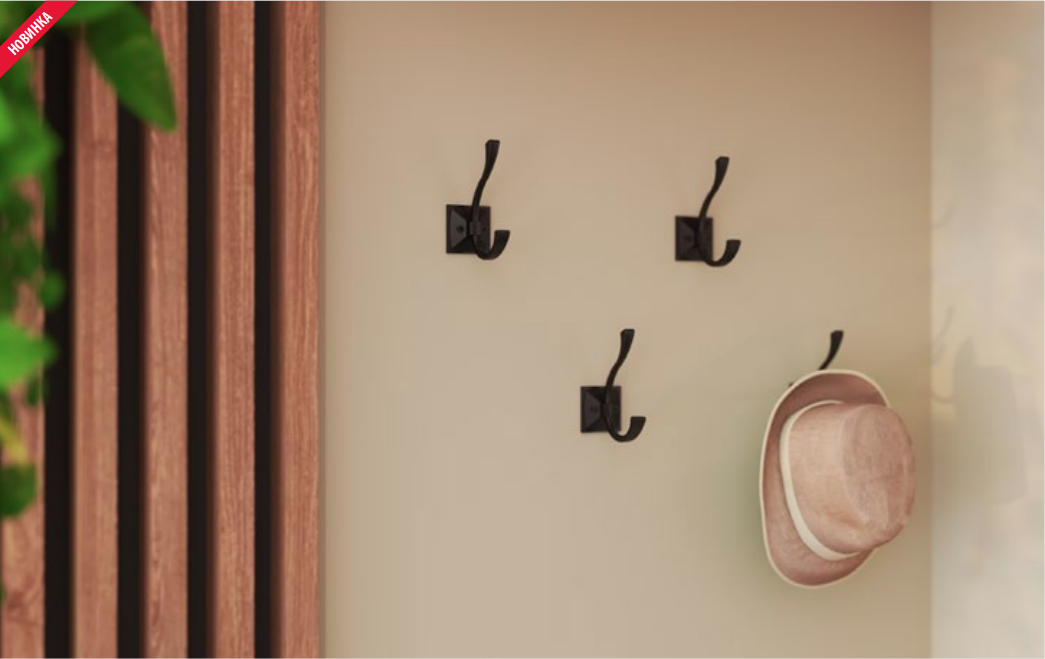 картинка Крючок SINGO металл латунь антик от магазина Kessebohmer.shop